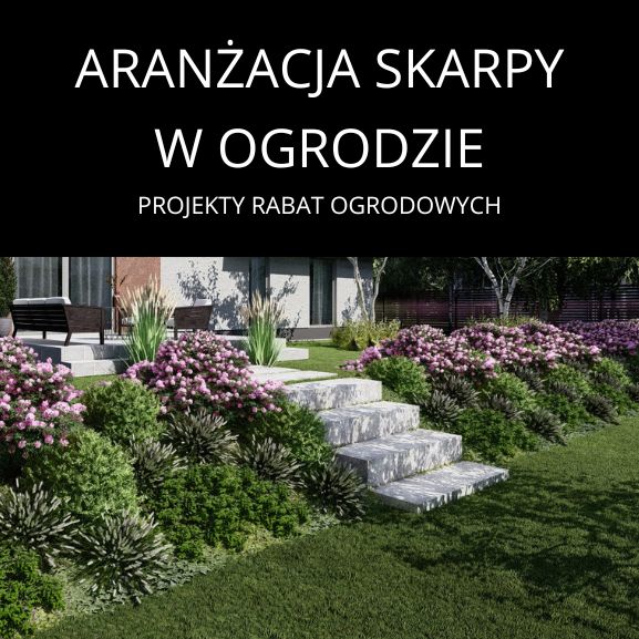 Skarpa w ogrodzie